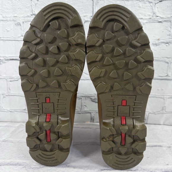 Le Chameau Men's Nairobi Boots Size 9 Brown Rubber Leather Lined Discontinued 6" - Picture 10 of 16